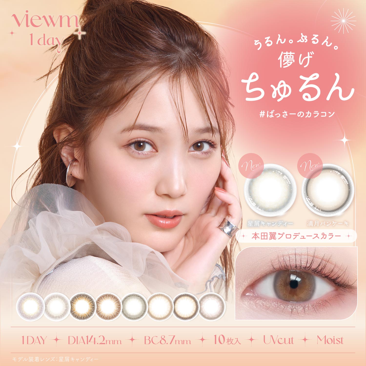 viewm 1day 10p ビュームワンデー1箱10枚入